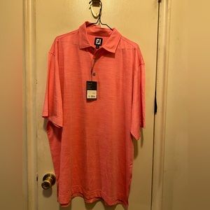 Footjoy mens xlarge  golf jersey- short sleeve